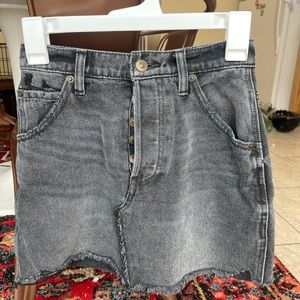 We the Free Denim Mini Skirt Size 24